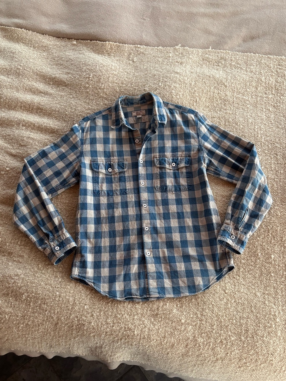 Checked Cotton Button Down
